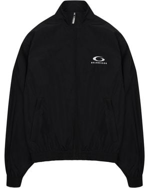 Balenciaga Track Jacket Cotton Blend - Black