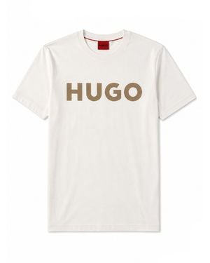 HUGO T-Shirt Con Logo - White