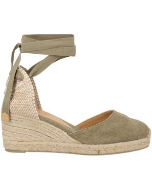 Castañer Espadrille "Carina" With Wedge - Metallic
