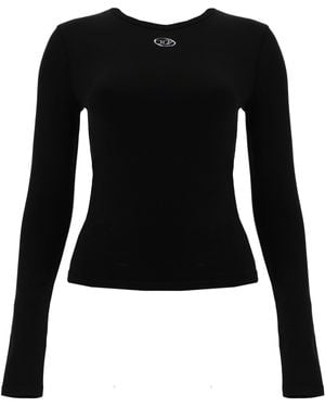 DIESEL Top "T-Uncutieslong-Ls-Od" - Black
