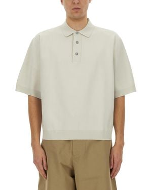 Studio Nicholson Knitted Polo - Multicolour
