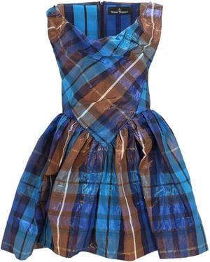 Vivienne Westwood Mini Abito "Sunday" - Blue