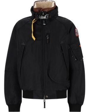 Parajumpers Giacca Bomber "Fire's" Con Dettagli - Black