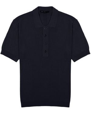Low Brand Polo "Techno" - Blue