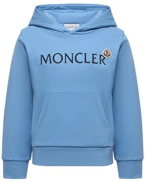 Moncler Boys Logo Sweatshirt - Blue
