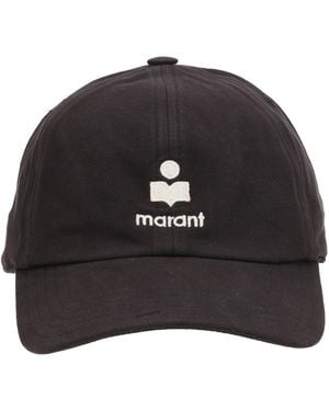 Isabel Marant Cappello Da Baseball "Tomas" Con Logo - Black