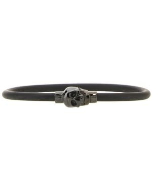 McQueen Bracciale Skull - Bianco