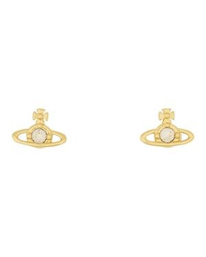 Vivienne Westwood Orecchini "Nano Solitaire" - Metallic