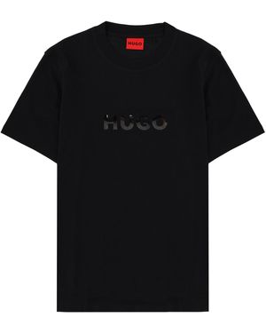 HUGO T-Shirt Dumeo Cotton T-Shirts And Polos - Black