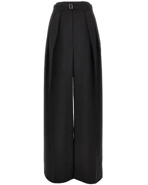 Sportmax Wool Tailored Trousers - Black