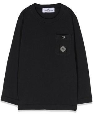 Stone Island Long Sleeve T-Shirt - Black