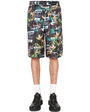 Givenchy Silk Bermuda Shorts For - Black