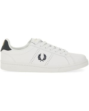 Fred Perry Leather Sneaker - White