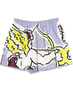 Tory Burch Printed Shorts - White