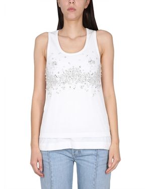 Bottega Veneta Essential T-Shirt Top - White