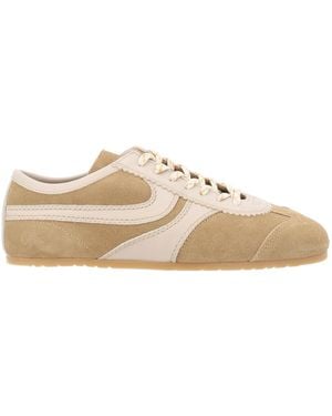 Dries Van Noten Suede Trainers - Natural