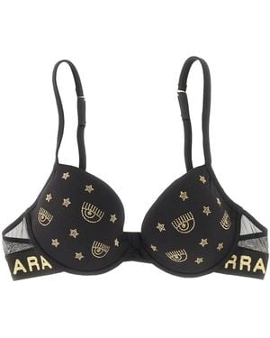 Chiara Ferragni BRALETTE CON LOGOMANIA - Nero