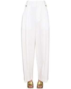 Bottega Veneta Wide Leg Trousers - White