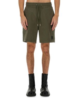 Belstaff Bermuda Con Logo - Verde