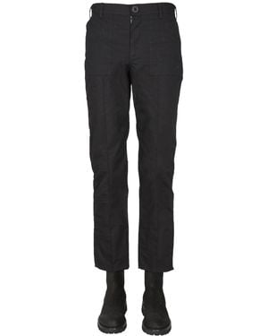 ArkAir Trousers With Logo Button - Black