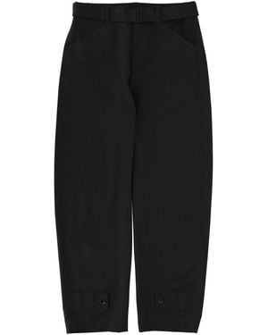 Lemaire Curved Tailored Trousers - Black
