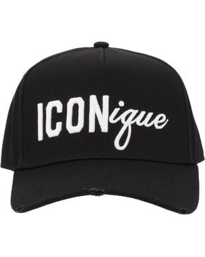 DSquared² Dsquared "Iconique" Baseball Hat - Black