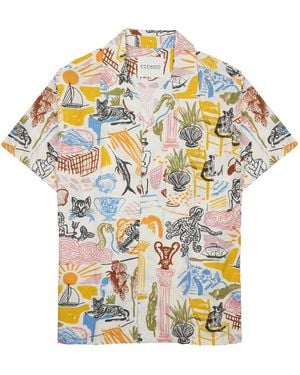 Closed Printed Cotton Shirt - Grey