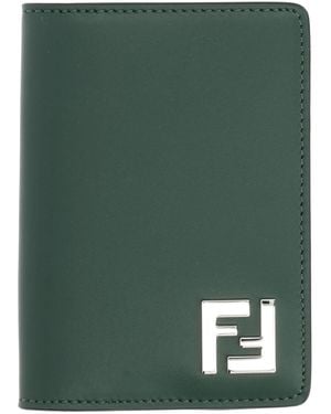 Fendi Card Holder "Squared Ff" - Green