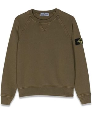 Stone Island Felpa Girocollo - Verde