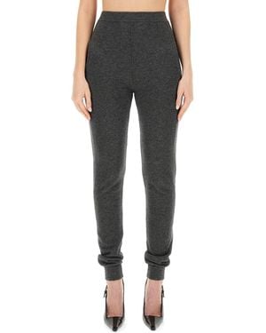 Saint Laurent High Waist Leggings - Black