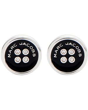 Marc Jacobs Orecchini Button - Nero