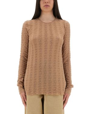 Uma Wang Perforated Top - Natural