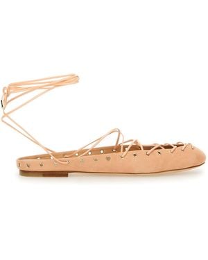 Chloé Ballerina "Ghillies" - White