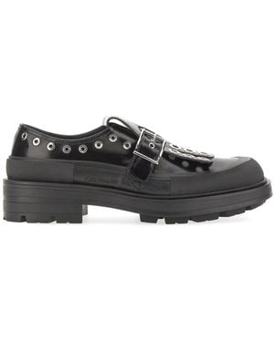 McQueen Mocassino Con Borchie - Bianco