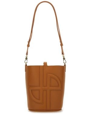 Patou Small Jp Bucket Bag - Brown