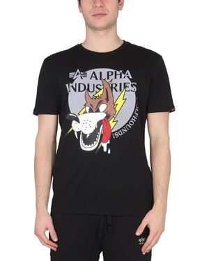 Alpha Industries Wolfhounds T-shirt - Black