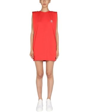 Department 5 Cotton Tenax Dress - Red