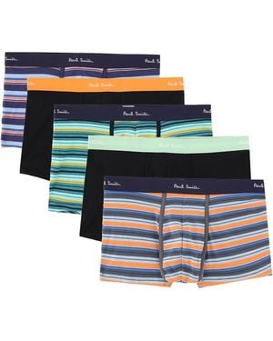 Paul Smith Confezione Da Cinque Boxer - Blue