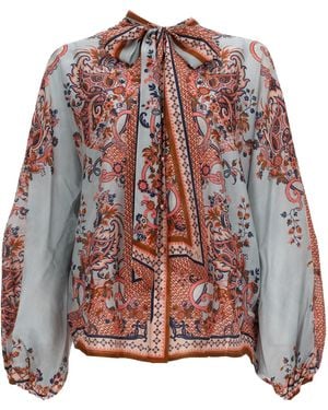Zimmermann Blusa "Aster" - Multicolour