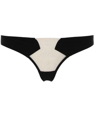 Rick Owens Slip Livy Nylon Underwear - Black