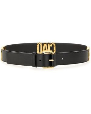Moschino Hello" Belt - Black