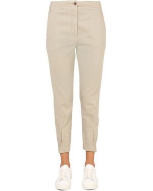 Aspesi Cotton "frank" Pants - Natural