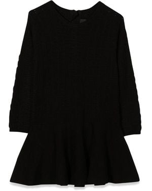 Givenchy Long Sleeved Dress - Black