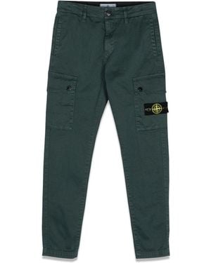 Stone Island Regular Tapered Pants - Green