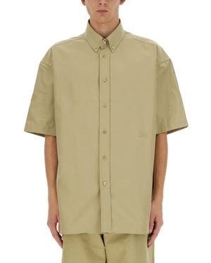 Burberry Oversized Logo Shirt - Green