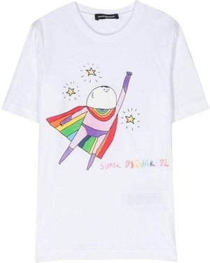 DSquared² Mc Renny Fit T Shirt - White