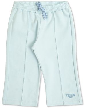 Fendi Short With Logo - Blue