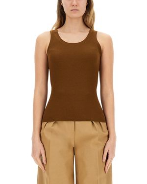 Max Mara Top "Eliadi" - Marrone