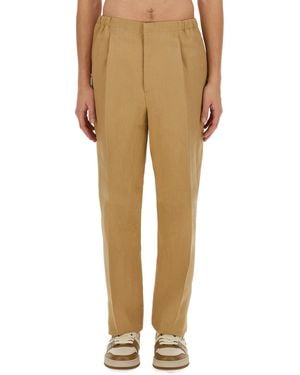Fendi Canvas Trousers - Natural