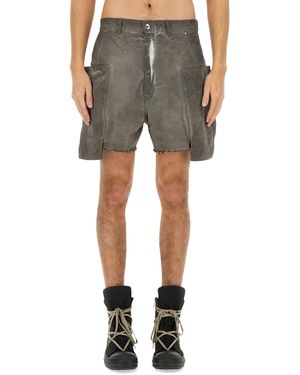 Rick Owens Bermuda Cargo - Grigio